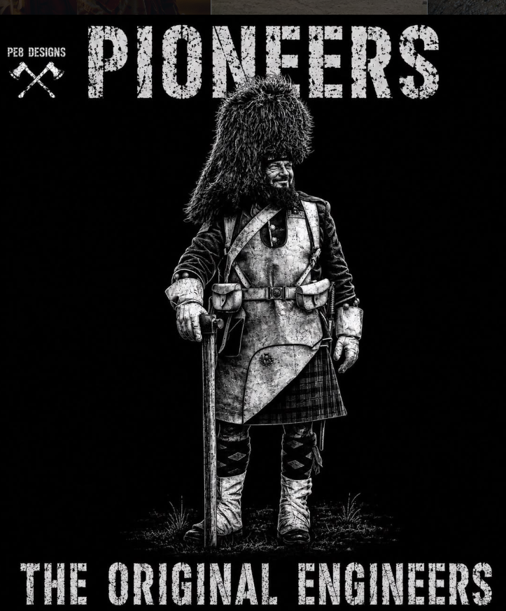 The Original Engineers PE8 T-shirt design