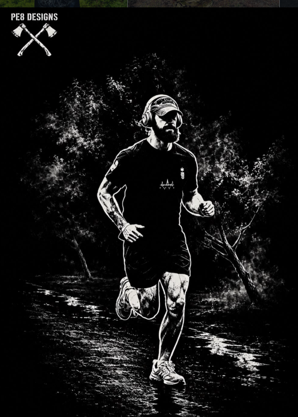 Keep Moving PE8 T-shirt design