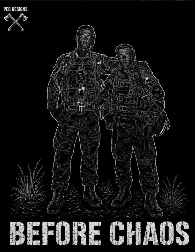 Before Chaos PE8 T-shirt design