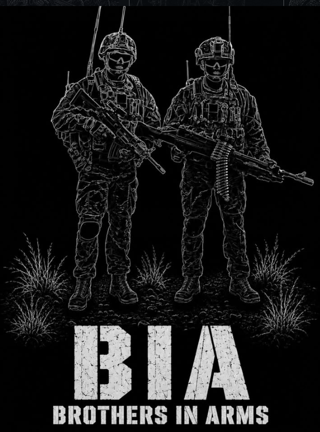 Brothers in Arms PE8 T-shirt design