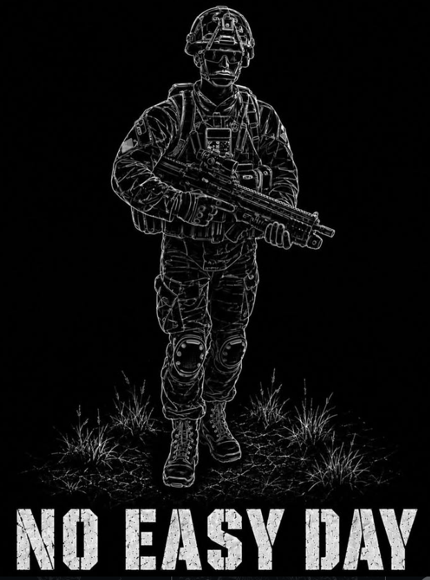 No Easy Day PE8 T-shirt design