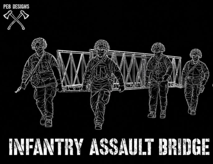Infantry Assault Bridge PE8 T-shirt design
